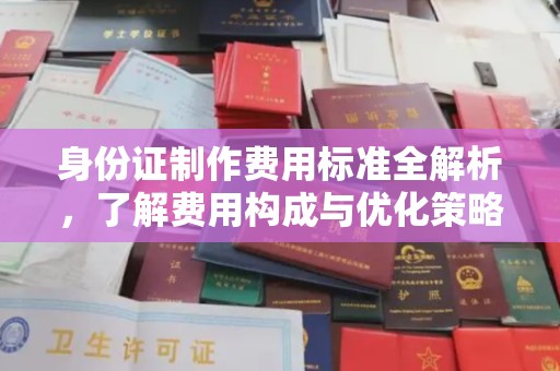 广阳身份证制作费用标准全解析，了解费用构成与优化策略