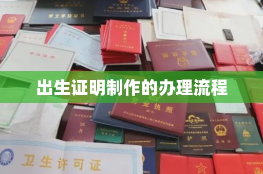 广阳出生证明制作的办理流程